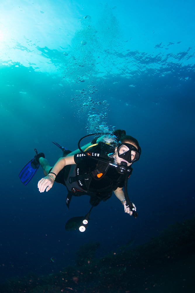Open water diver SSI Amed Bali